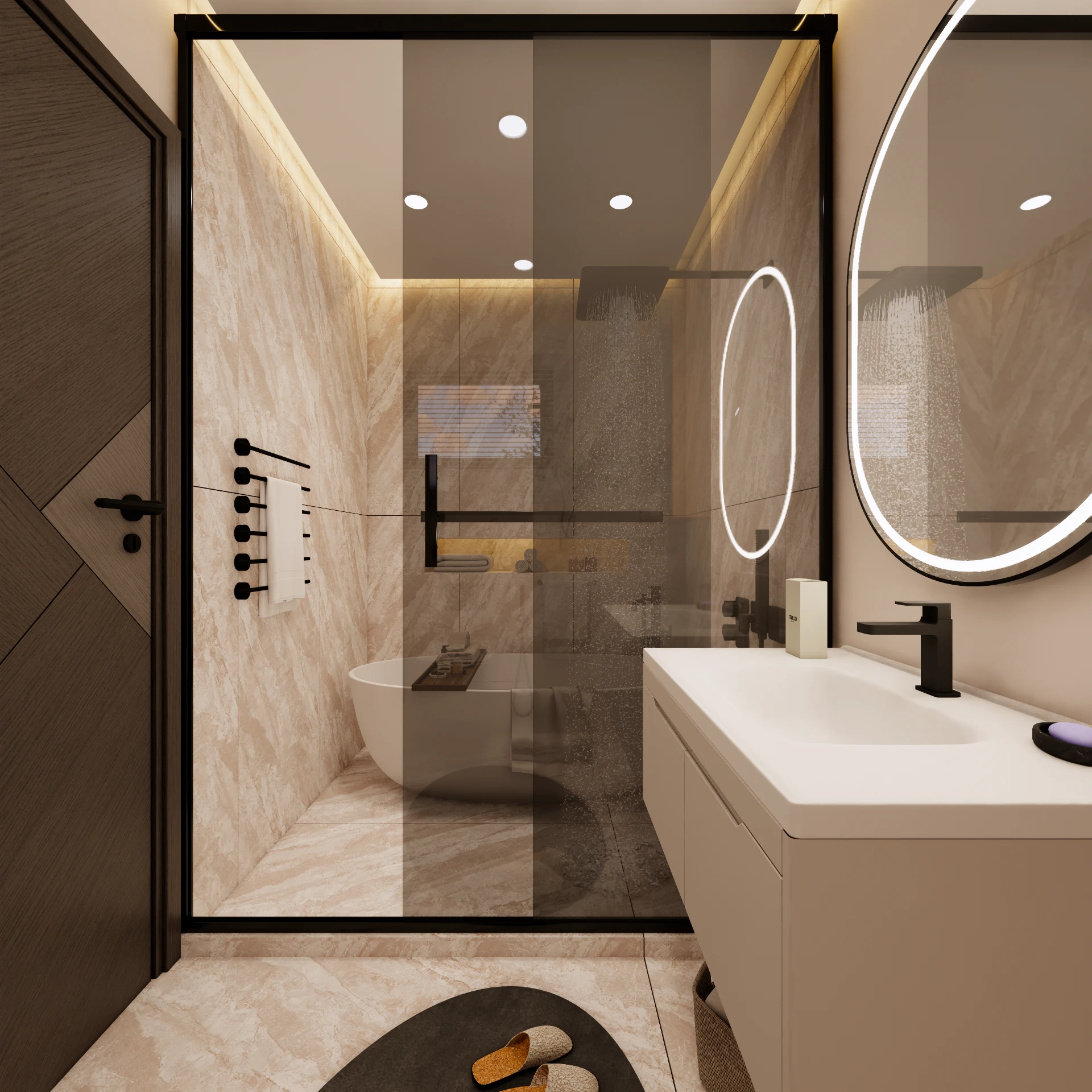 Spa-Inspired Bathroom